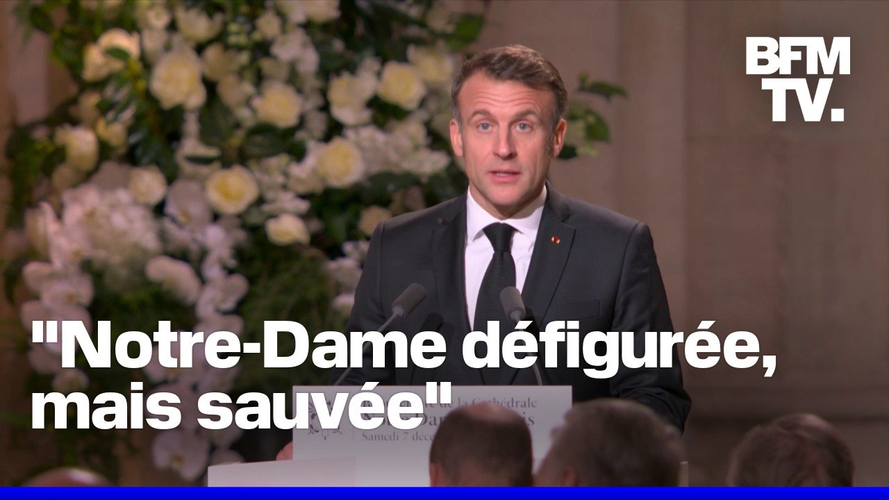 Réouverture de Notre-Dame: le discours d'Emmanuel Macron en intégralité