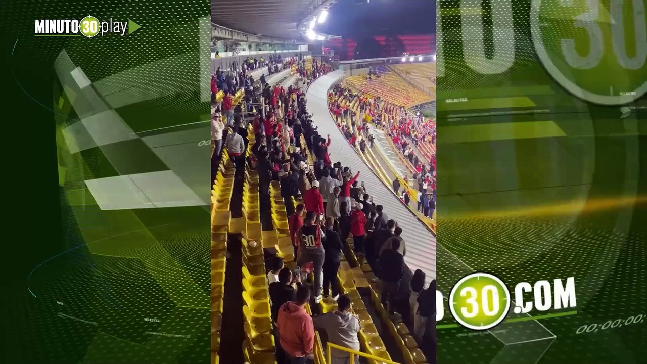 Hinchas de Santa Fe celebraron la clasificación de Nacional