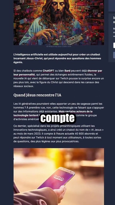 Jesus est devenu streamer !