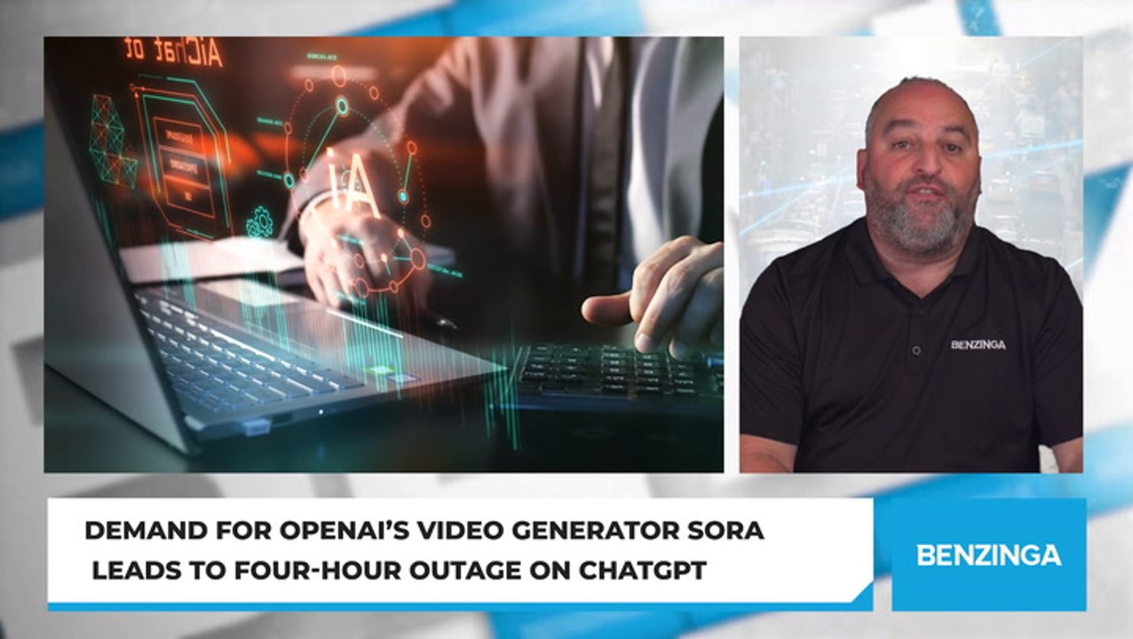 Demand For OpenAI's Video Generator Sora Leads To Four-Hour Outage On ChatGPT