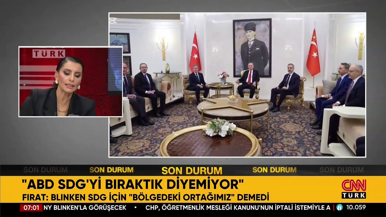 Erdoğan-Blinken görüşmesinin arka planı... Hande Fırat anlattı: ''Blinken SDG için 'Bölgedeki ortağımız' demedi''