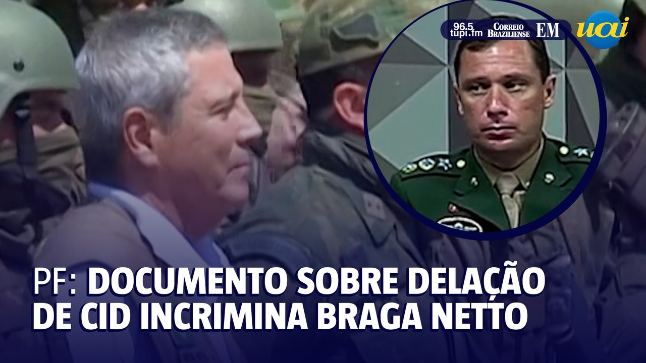 PF encontrou questionário da delação de Cid com assessor de Braga Netto