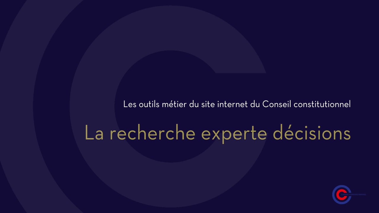 Recherche experte décision