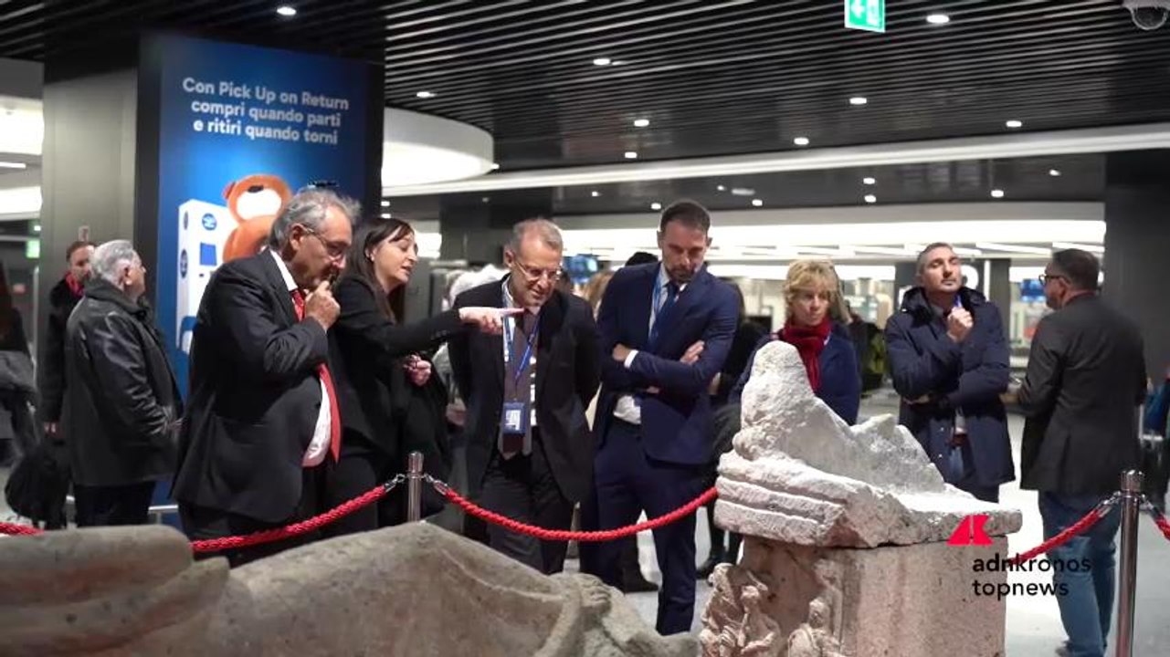 Gli Etruschi di Villa Giulia arrivano al Terminal 1 dell’Aeroporto di Fiumicino