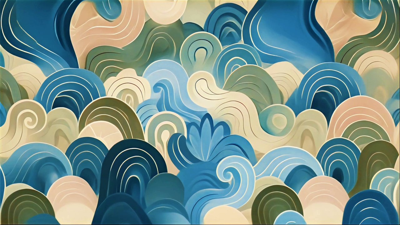 Relaxing Visuals: Soothing Patterns for Stress Relief and Calm | 4K