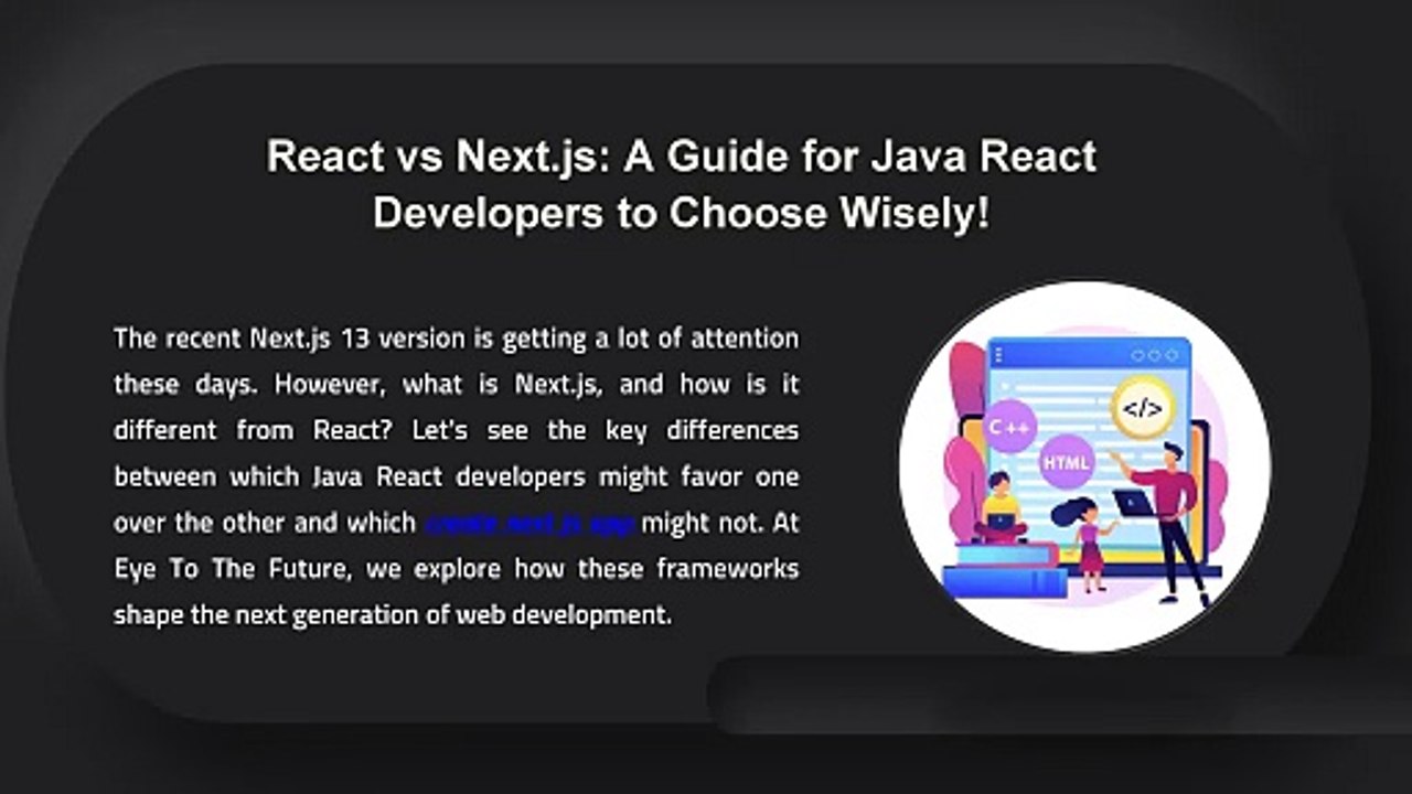 React vs Next.js: A Guide for Java React Developers to Choose Wisely!