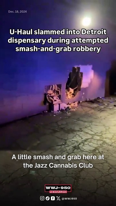 Smash-and-grab at Jazz Cannabis Club in Detroit