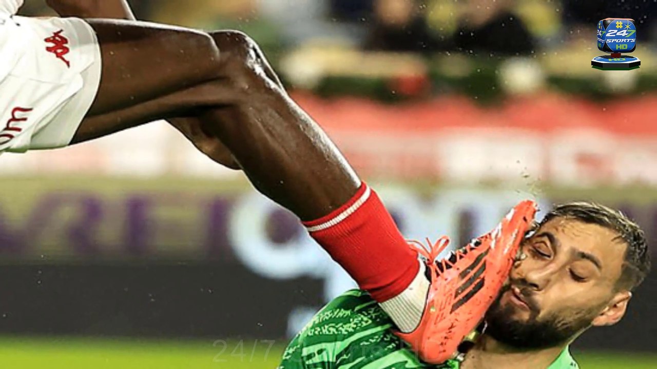 PSG’s Gianluigi Donnarumma Suffers Gruesome Face Injuries after Getting Hit by Wilfried Singo Cleat