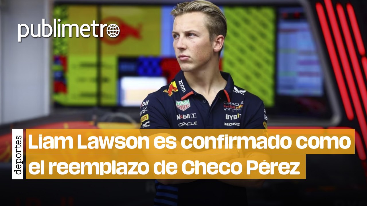 Red Bull confirma a Liam Lawson como el reemplazo de Checo Pérez