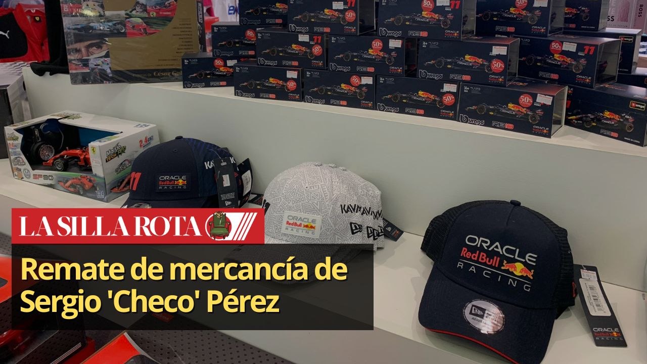 Rematan mercancía de Sergio 'Checo' Pérez  tras salida de Red Bull
