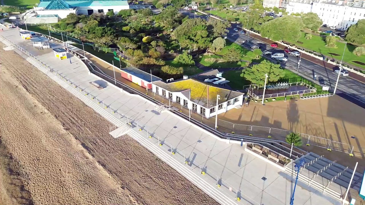 Next phase of sea defences open at Speakers' Corner, Southsea