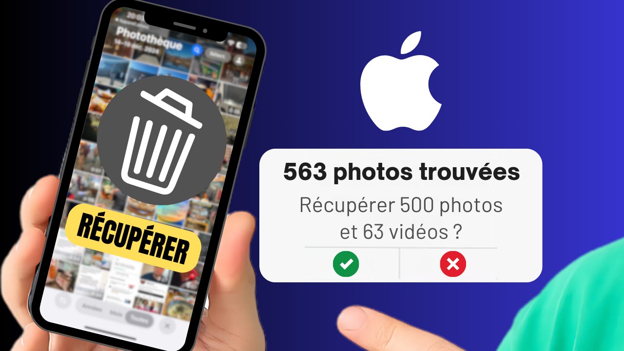 Récupérer une PHOTO ou VIDÉO supprimée sur iPhone