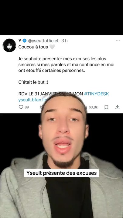 Yseult présente ses excuses