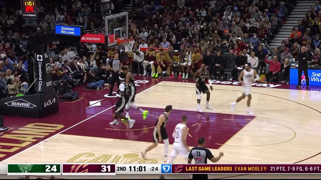 Cleveland Cavaliers 124-101 Milwaukee Bucks