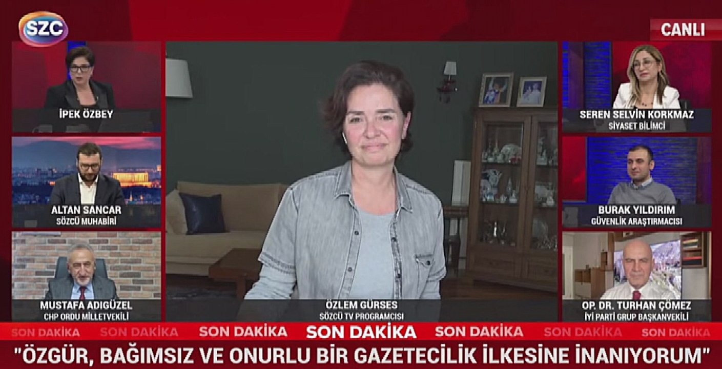 Ev hapsi alan Özlem Gürses canlı yayında konuştu