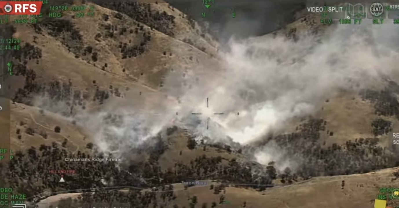 Hill End fire December 23, 2024