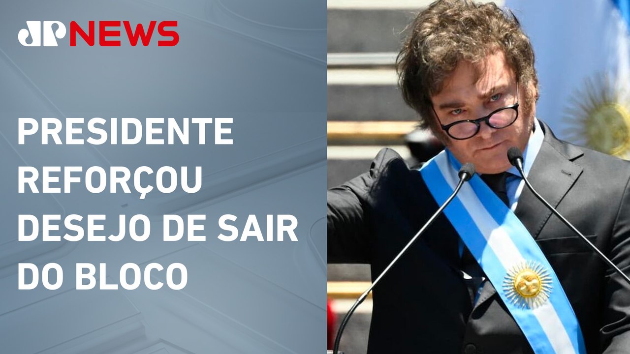 Milei sobre Mercosul: “Serviu para enriquecer indústria brasileira”