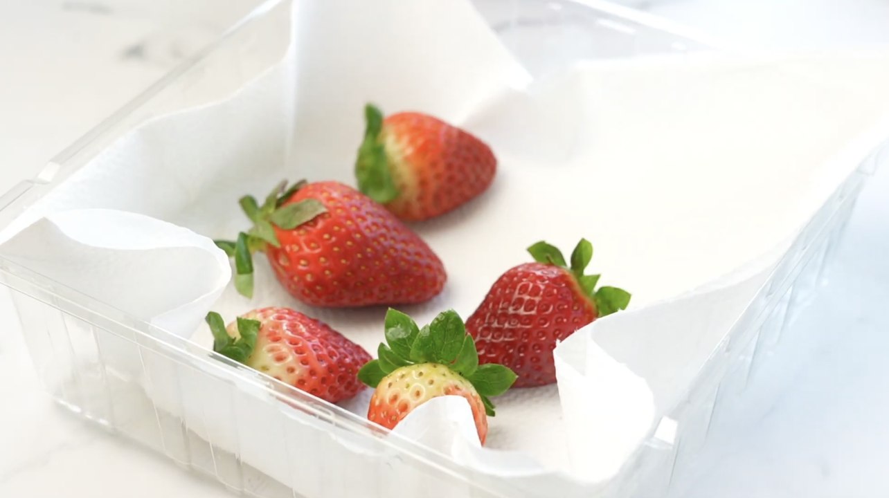 Truco para mantener las fresas frescas más tiempo