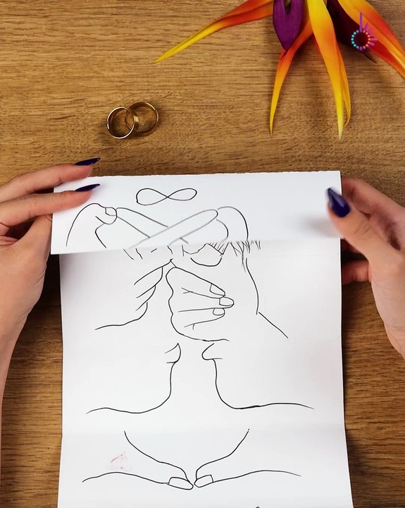 Loving card message hidden in the letter💌