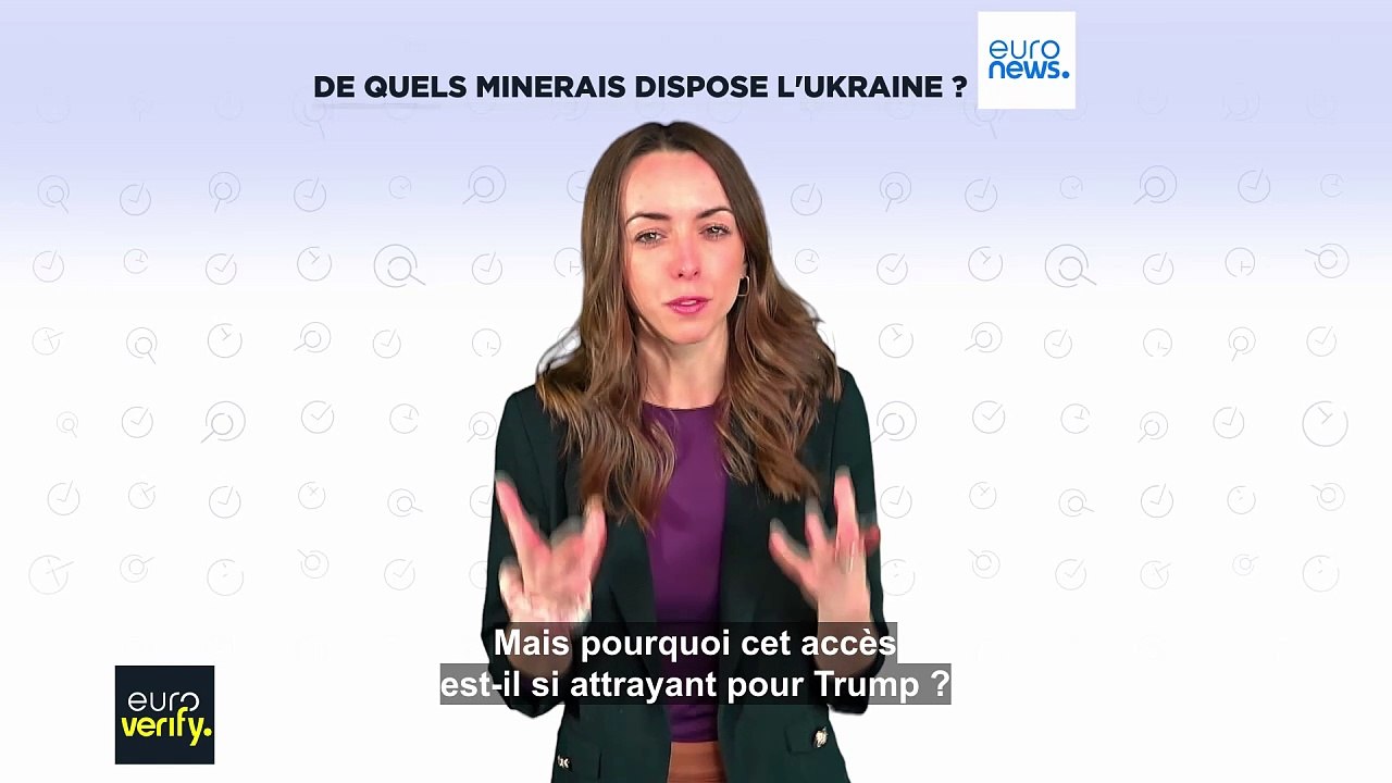 Vérification des faits : de quels minerais dispose l'Ukraine ?