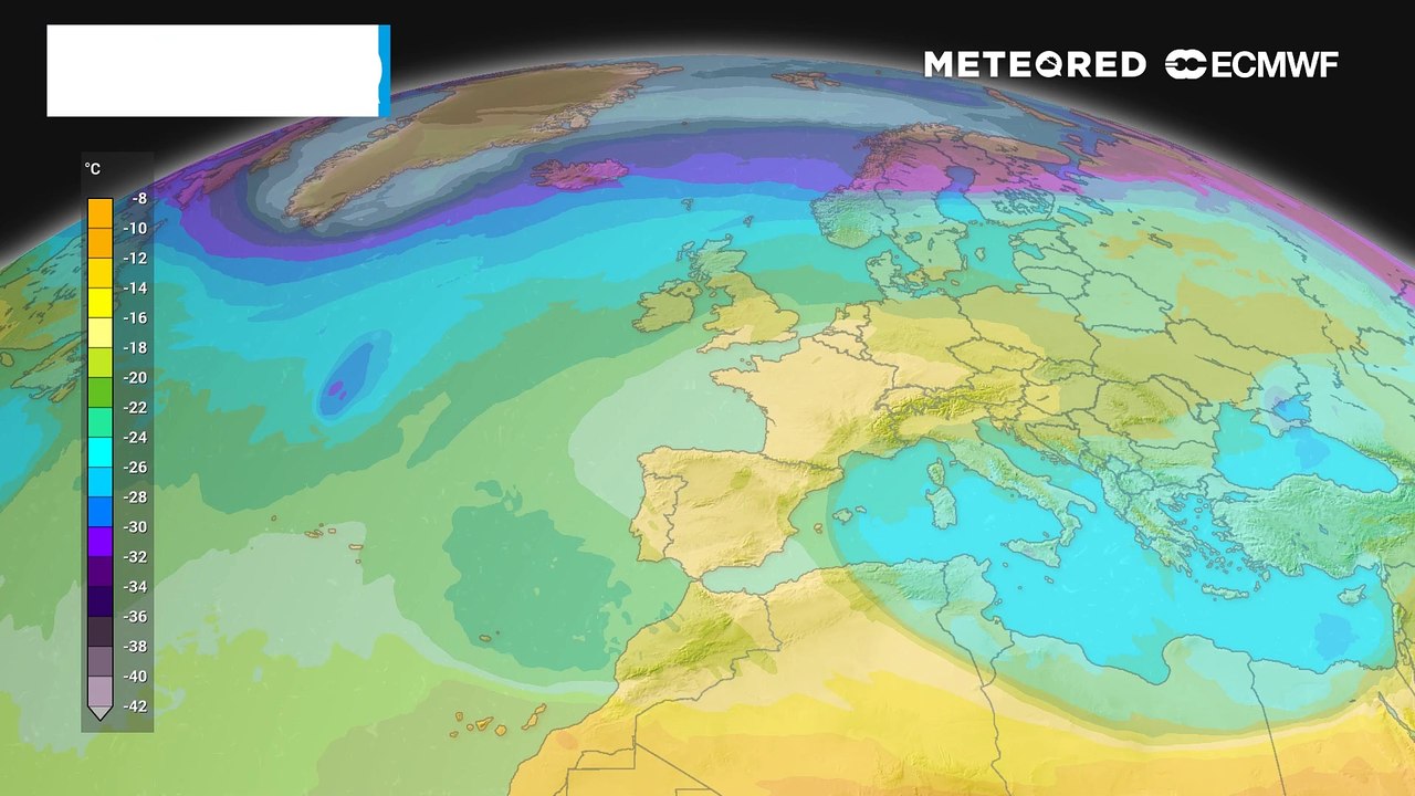 Temperature a 500 hPa