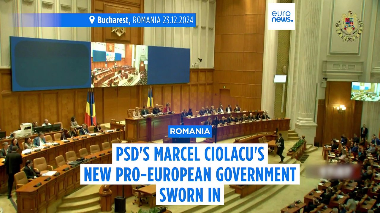 Romania forms a new pro-European coalition government amid ongoing political crisis