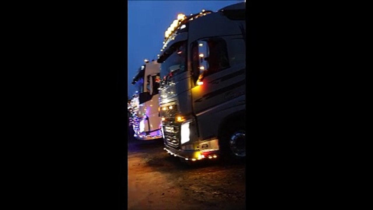Market Rasen YFC Christmas tractor run 2024
