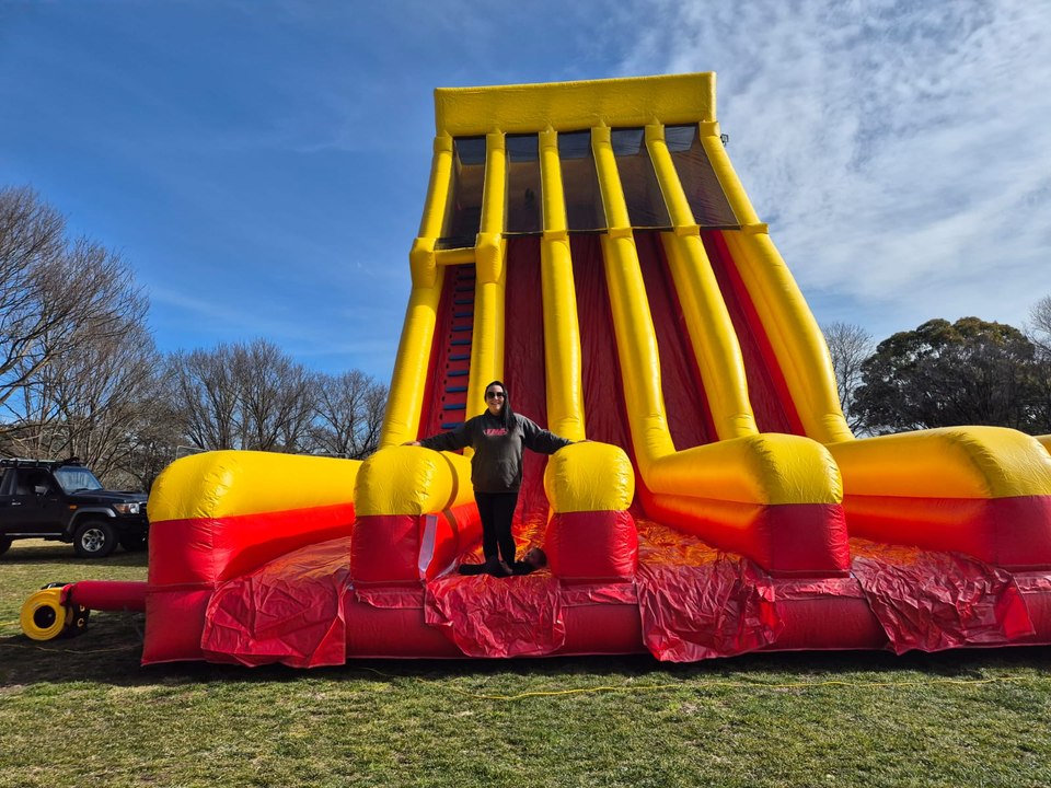 Riding Canberra's new mega-slide