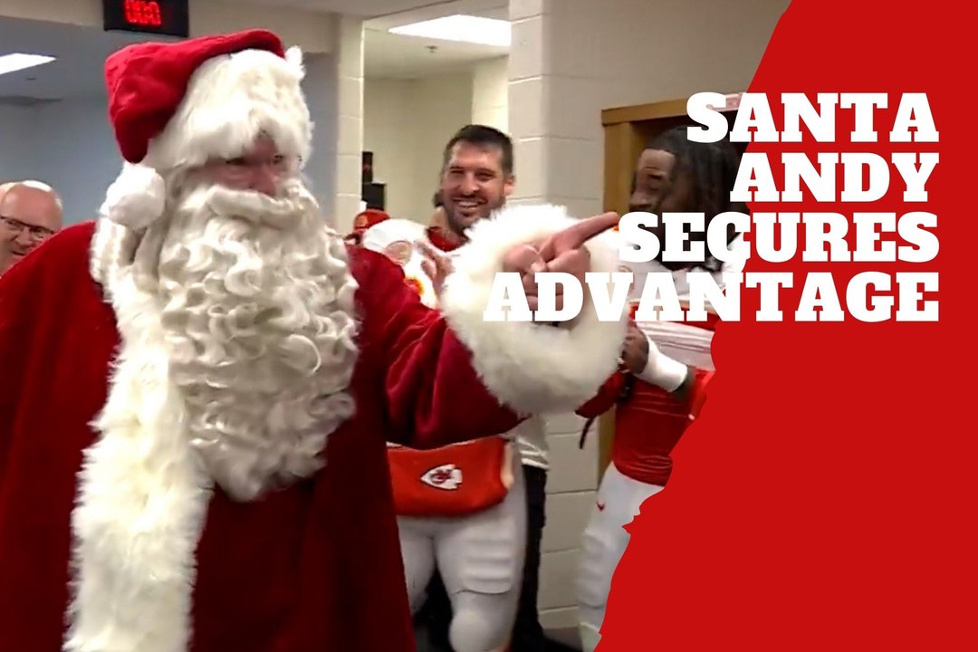 Andy Reid delivers home-field advantage as Santa after Chiefs' win