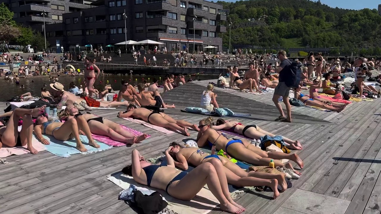 🇳🇴 Hot Beach Walk in Oslo - Walking Tour Oslo 4K HDR