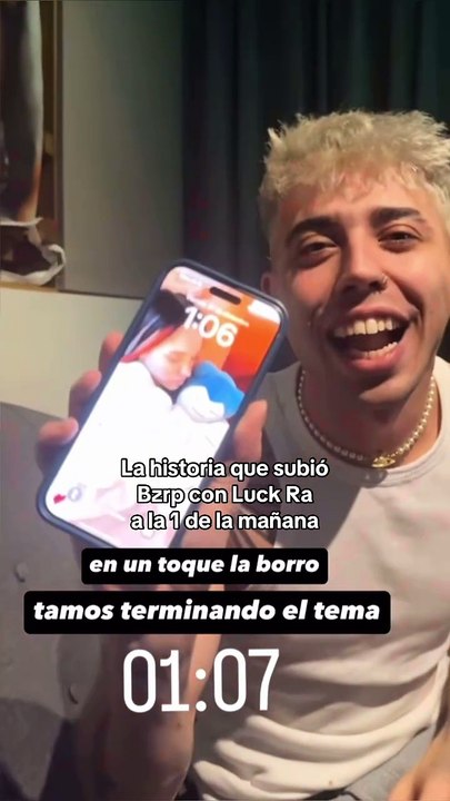 Se filtró un fragmento del nuevo tema de Bizarrap con Luck Ra