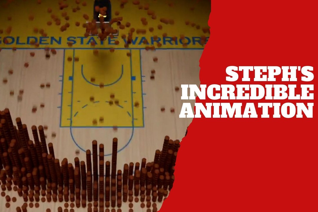 Stephen Curry's legacy captured in stunning animation featuring all his NBA three-pointers