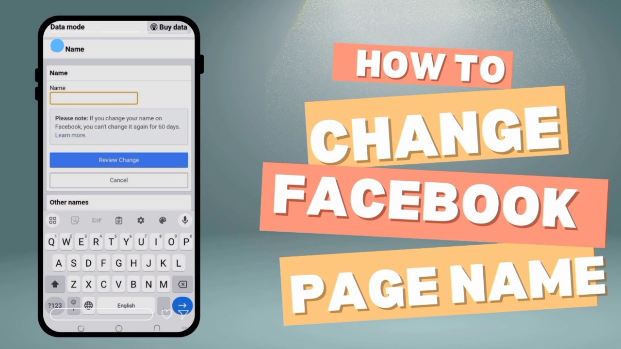 How to Change Facebook Page Name.