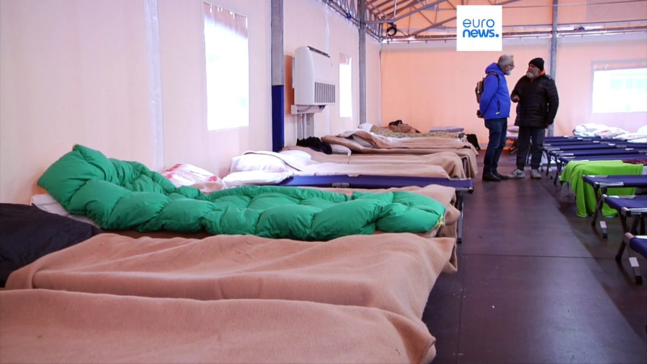 В Риме появились зимние палатки для бездомных