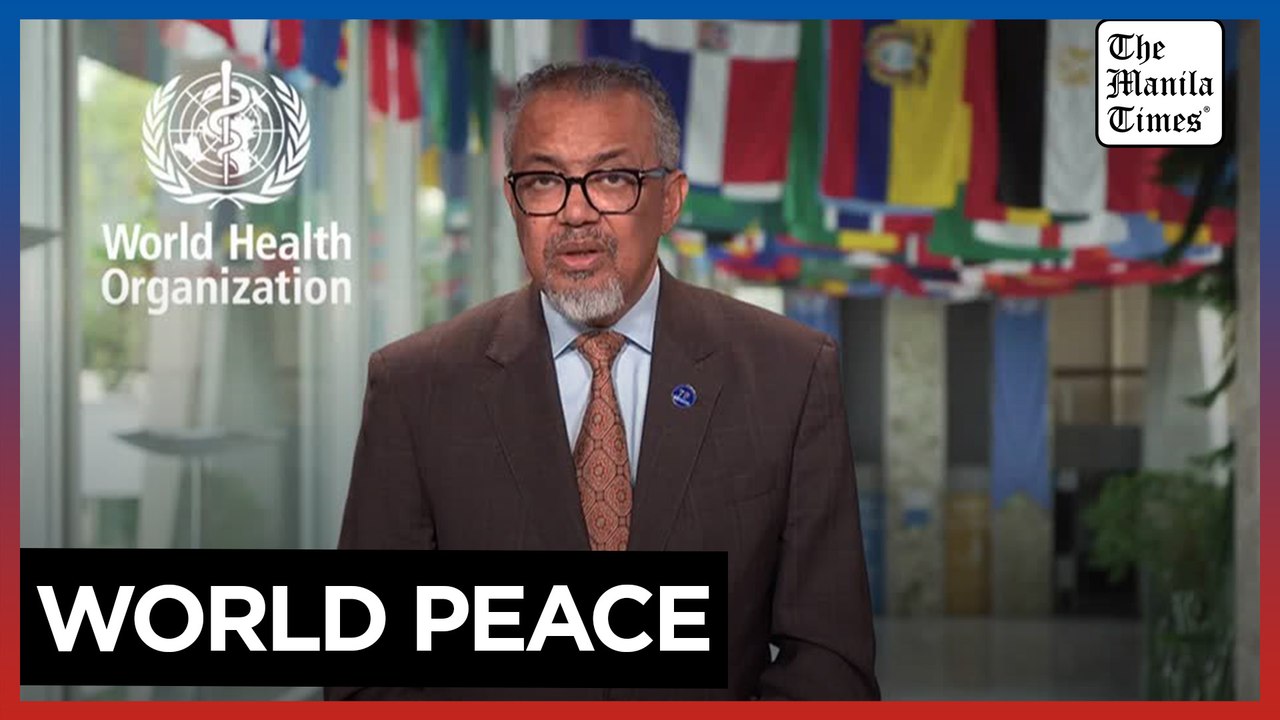 'Peace is the best medicine,' WHO's Tedros says in New Year message