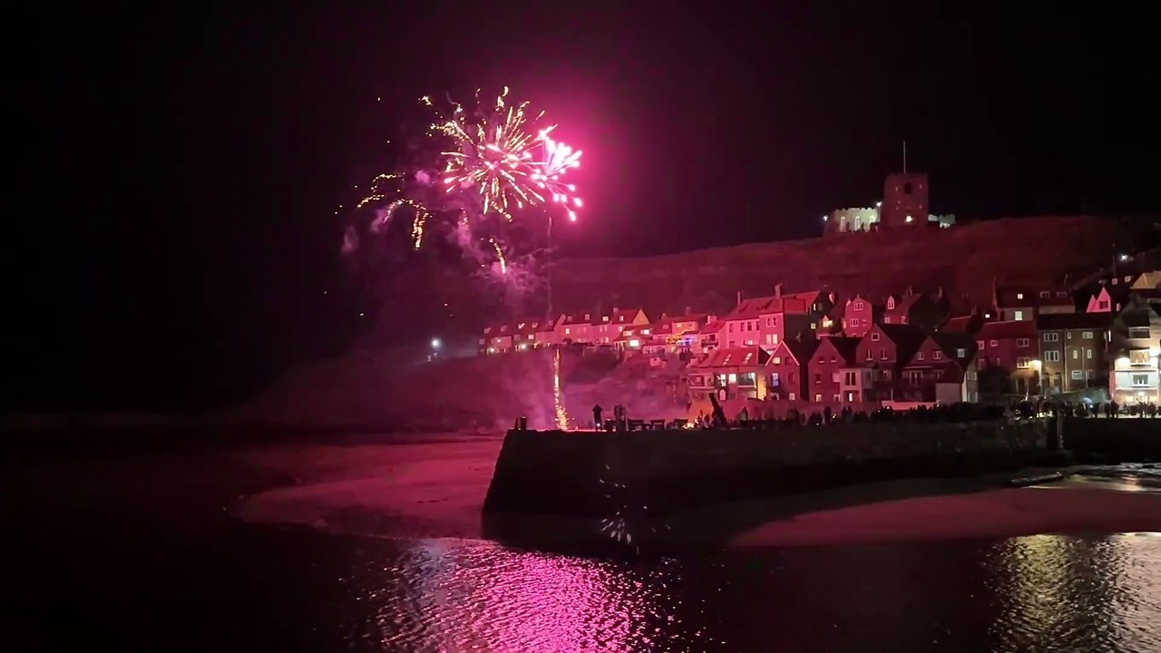 Whitby New Year Fireworks 2025