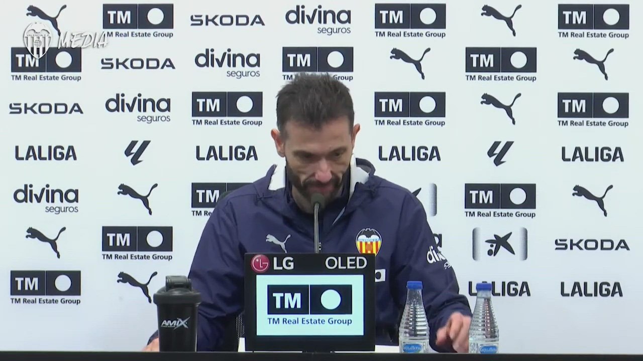 Rueda de prensa completa Carlos Corberán previa al Valencia Real Madrid
