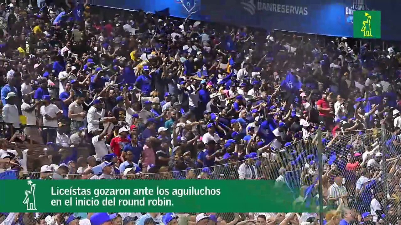 Liceístas gozaron ante aguiluchos primera victoria en el round robin