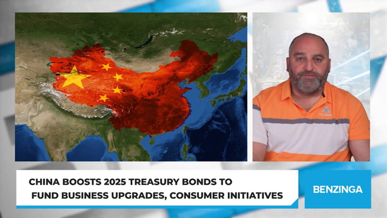 China Boosts 2025 Treasury Bonds To Fund Business Upgrades, Consumer Initiatives