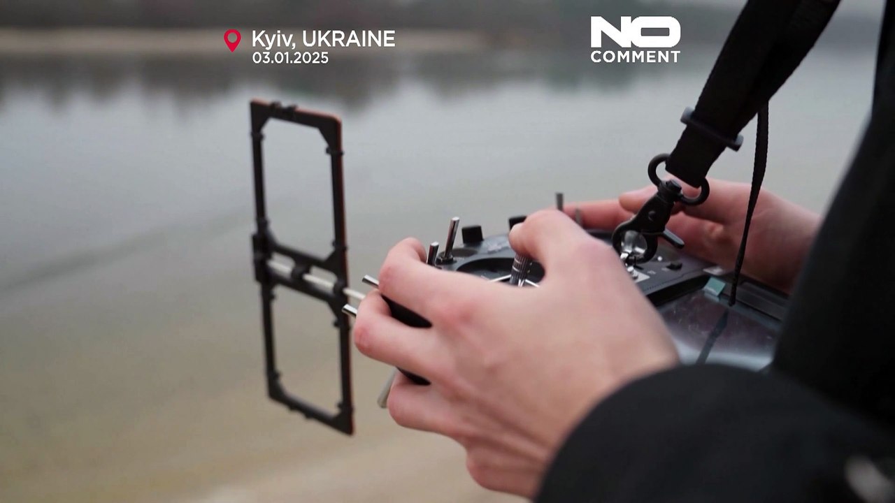 Ukraine innovates with scouting river drones