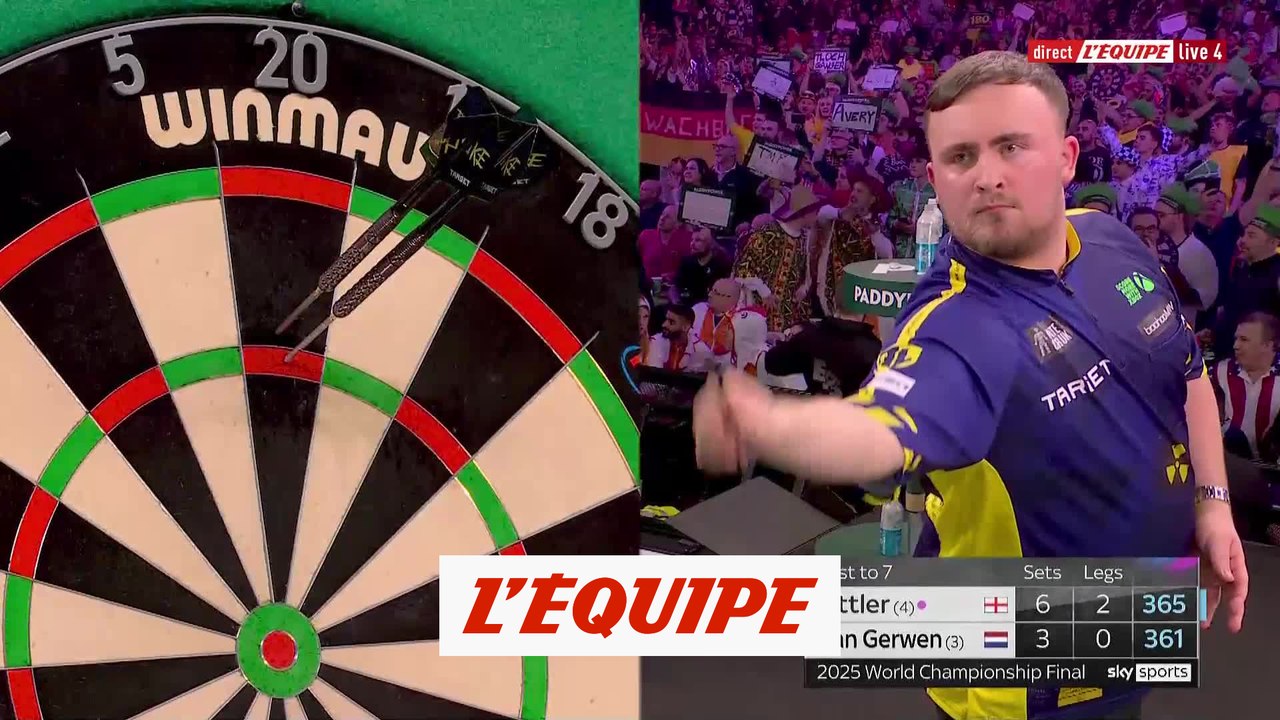 Littler écrase Van Gerwen et remporte son premier titre - Fléchettes - Mondiaux