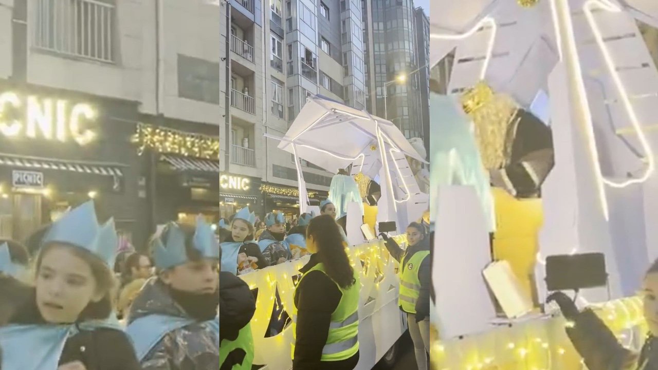 Lucas Pérez acompaña a los Reyes Magos en la cabalgata de A Coruña: ¡sorpresón!