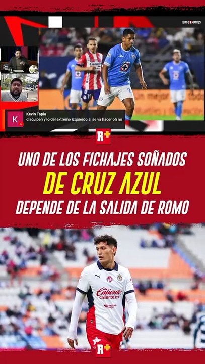 Uno de los FICHAJES SOÑADOS de CRUZ AZUL depende de la SALIDA DE ROMO