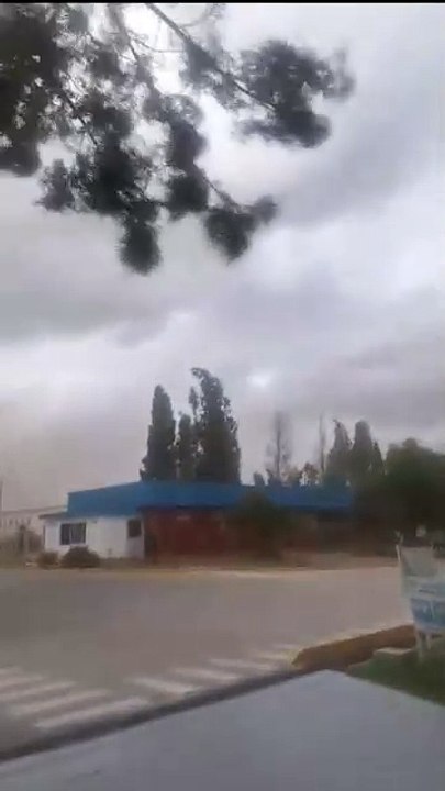 Fuerte temporal en San Luis