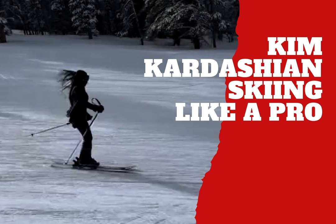 Kim Kardashian stuns with skiing skills but sparks helmet debate in resurfaced video