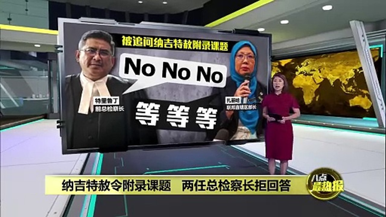 纳吉特赦令附录课题   两任总检察长拒回答