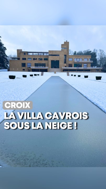 La Villa Cavrois sous la neige !