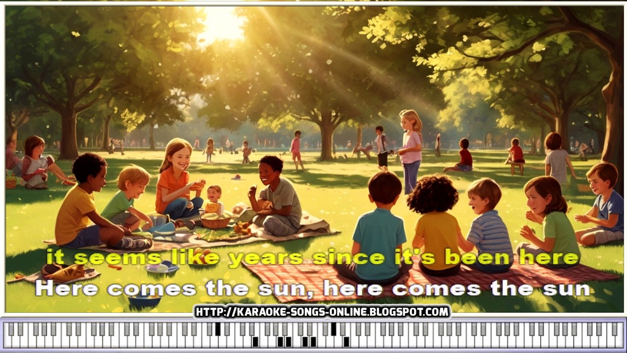 🎤☀️ Sing Along: "Here Comes The Sun" by The Beatles - Karaoke Version 🎶