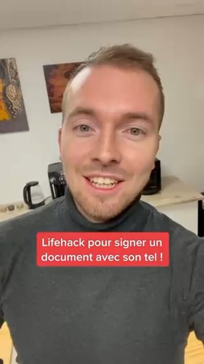 Signer des documents avec son telephone