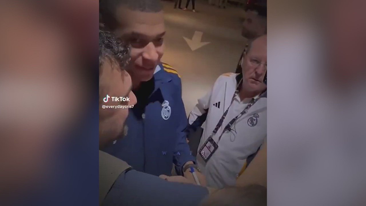 La reacción de Mbappé cuando le gritan "Visca Barça": ha conquistado al madridismo